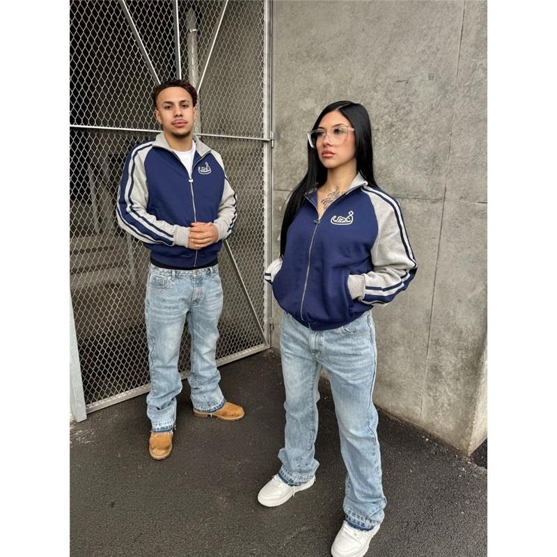 Blugi Vintage Y2K Slim Fit Trendy Spălați Bărbați Femei Harajuku Hip Hop Pantaloni cu Picior Drept Pantaloni Casual Gotici cu Franjuri Micro Evazați