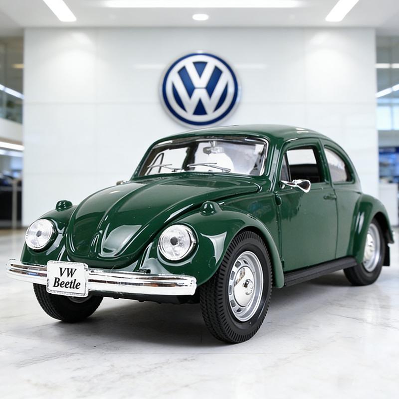 

Maisto 1:24 Volkswagen Beetle Alloy Car Diecasts & Toy Vehicles Car Model Miniature Scale Model Car Toy For Children зелёный