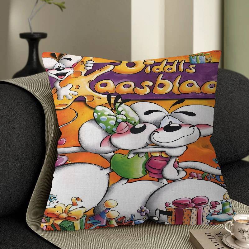 

Cartoon DDiddl Classic Personalized Picture Text Home Decorative Pillows Household Gifts xcm 30x30 cm