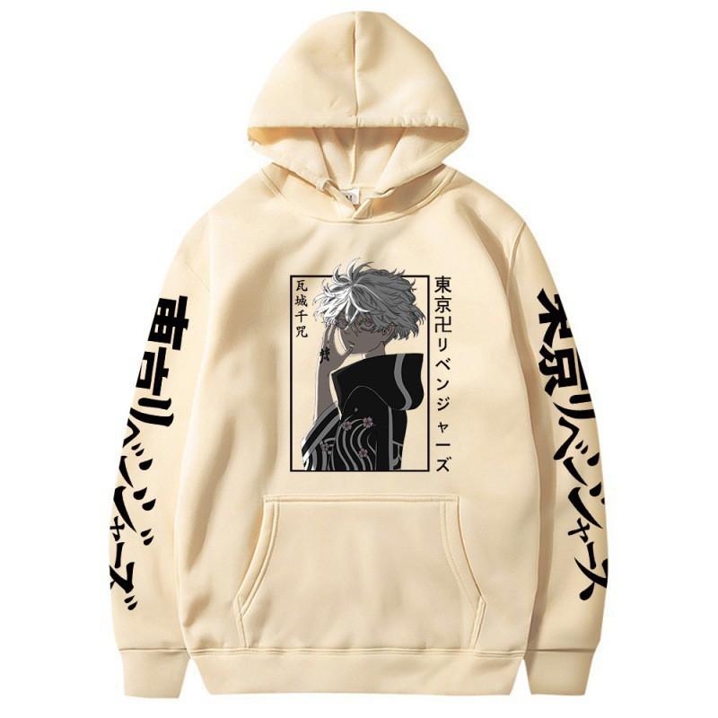Anime Tokyo Revengers Takemichi Hanagaki Hoodie Sweatshirt Men Fall Casual Streetwear