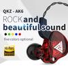 QKZ Ak6 Dynamic Earphones HIFI Heavy Bass Earbuds In Ear Monitor Sport Noise Cancelling Headset Stereo Gaming Headphone with Mic