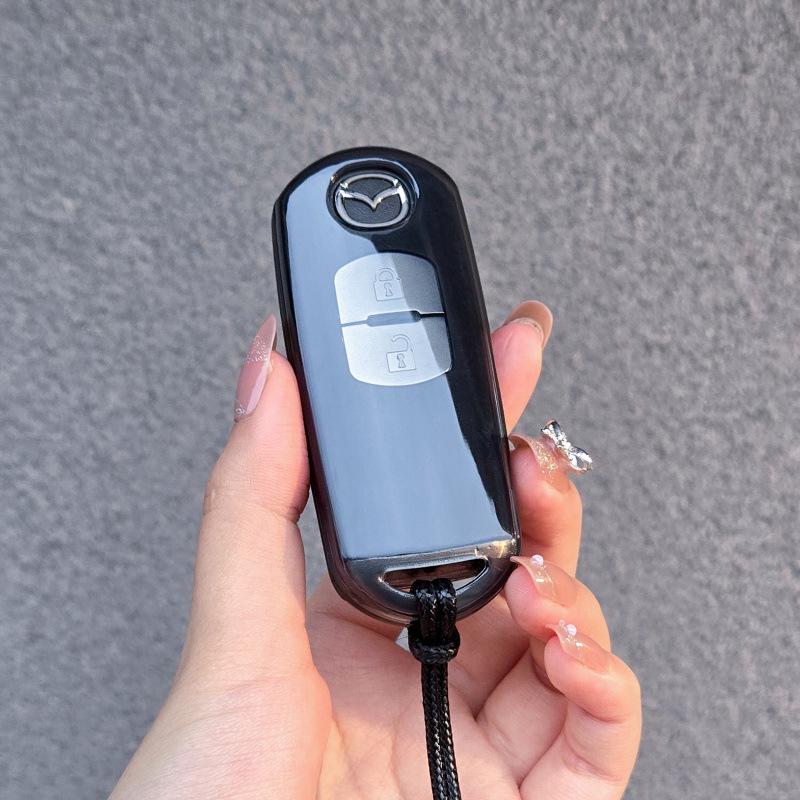 Mazda 3/Axela Transparent Key Shell for CX-4/CX-5/Atenza/CX-9 (Men's Buckle)