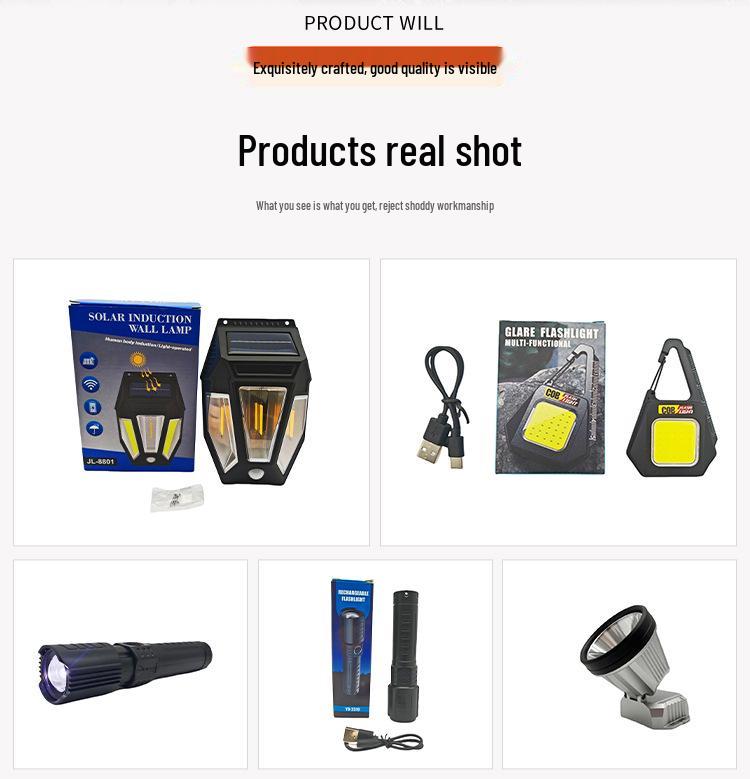 Solar-Powered Outdoor Filament Wall Lamp with Motion Sensor