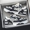 2025 New Sports Shoes for Men Trend Hot Sale Graffiti Men Skateboard Shoes Outdoor Breathable Jogging Sneakers