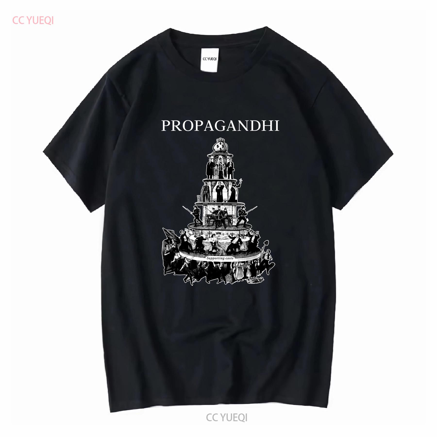 

Vtg Propagandhi Band Album T Shirt Heavy Cotton Black S 5XL MM946 long or short sleeves vintage Washed Comfortable Breathable 4XL
