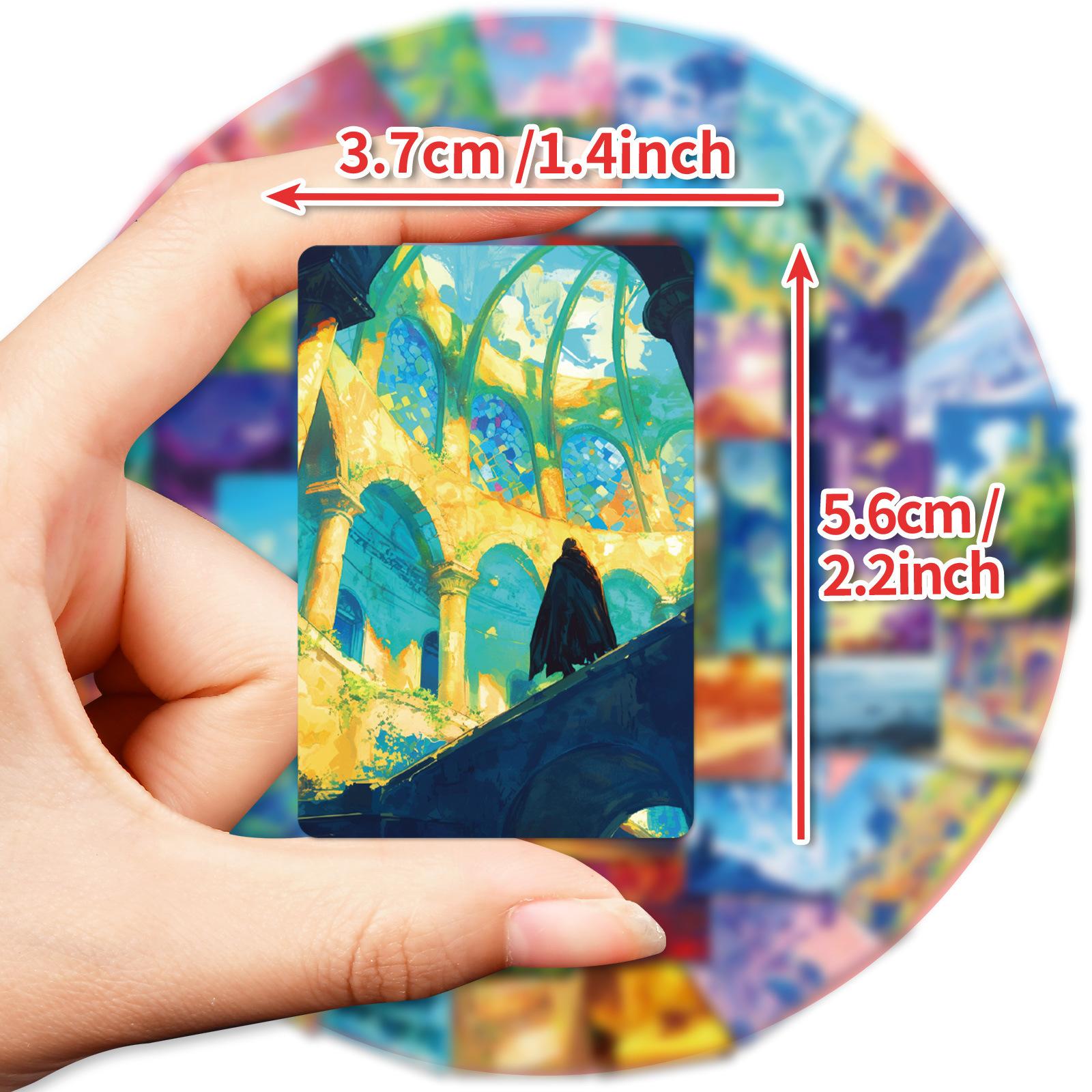 

50 Внутриигровой Анимационный Сцена Мультяшный Граффити Стикер Двумерный Красивый Сделай Сам Багаж Блокнот