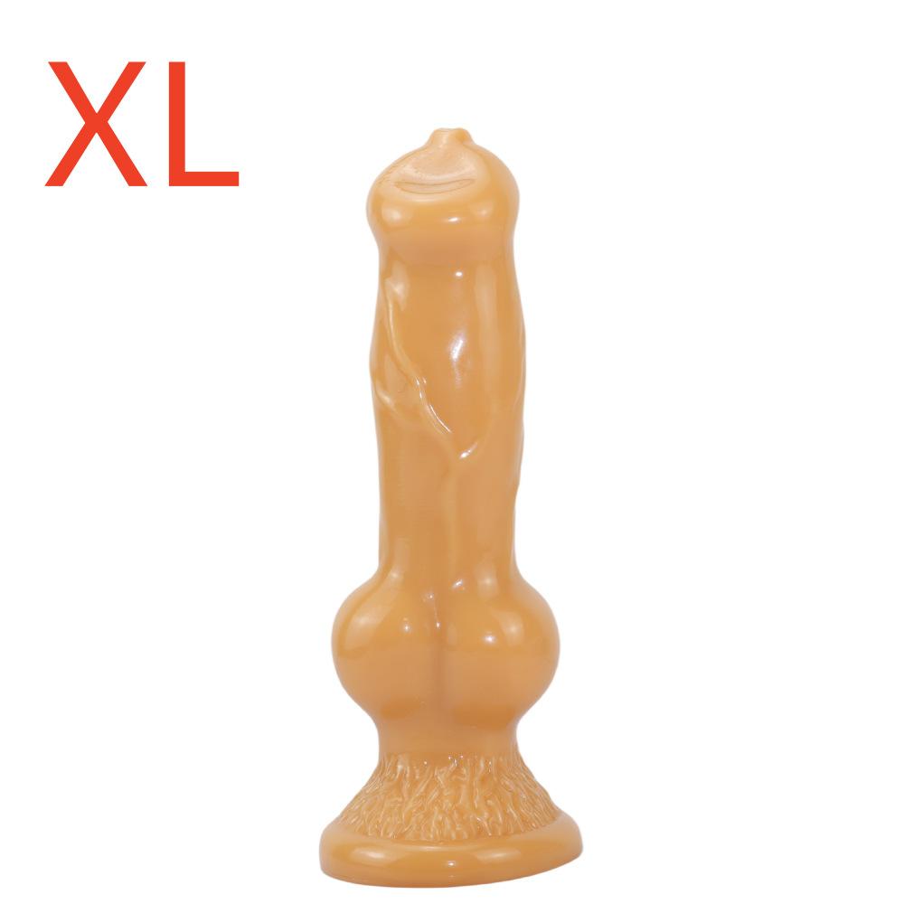 5-Size Realistic Dog Dildo – Extra Large, Thick, Long & Soft Animal Penis Toy for Women – Stretching Anal Plug & Adult Toy