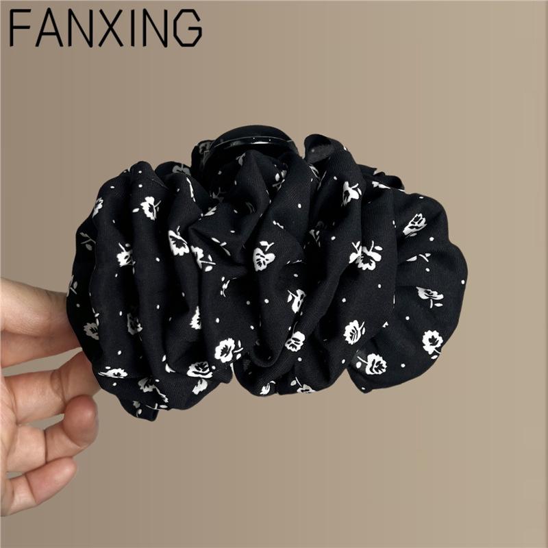 

Women s National Style Hair Clip Bow with Floral Design Standard