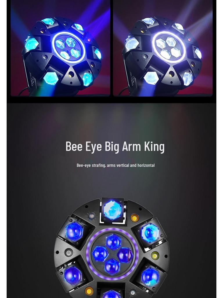 Bee Eye Big Arm King Laser Stage Light for Indoor Parties & KTV Bars