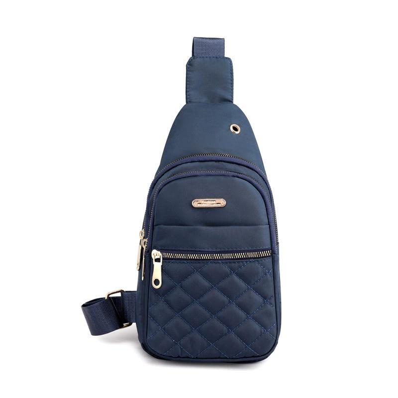 2026 BestSelling New breast bag women's casual fashion nylon fabric bag lightweight crossbody small single shoulder Chest Bags