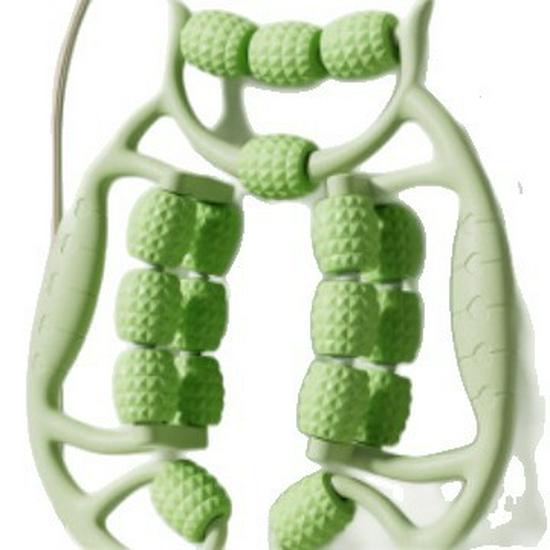 Circular 18-Wheel Foam Roller - Wolf Tooth Leg Massager for Slimming Calves and Thighs