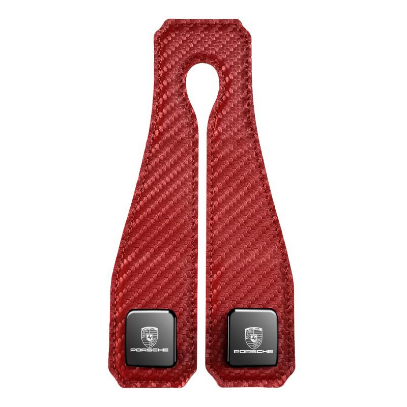 

1PC Car Headrest Hook Rear Seat Hanging Dual Hook 25KG Large Load-Bearing For Porsche Cayenne Panamera Macan 911 718 918 Boxster 1pc