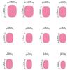 24 Pcs/Set Christmas Tree Artificial Nail False Nail French Snowflake Full Cover Stick on Nail Press On Nail