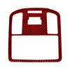 Red Carbon Fiber Interior Overhead Console Frame Cover Trim For Toyota Hilux