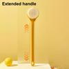 Yousheng 2Pcs Bath Brush Duck Design Gentle Exfoliation Deep Cleansing Bath Brush with Long Handle Ergonomic Grip Back Scrubber