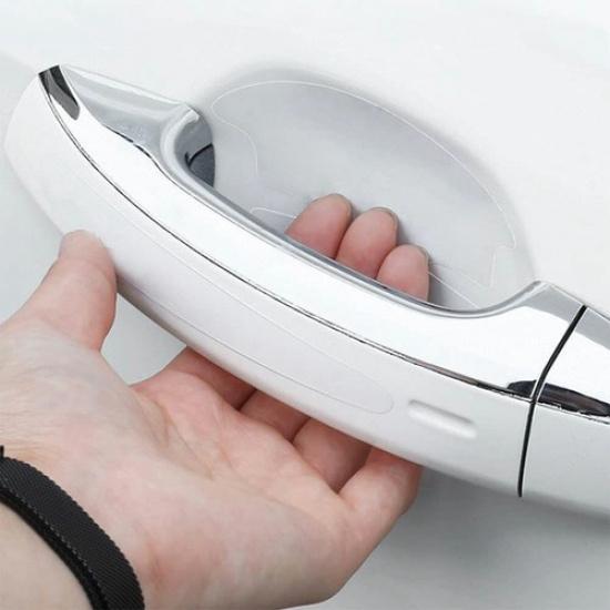 Car Door Handle Bowl Sticker Anti-scratch Protector Clear Sticker Film Accessory