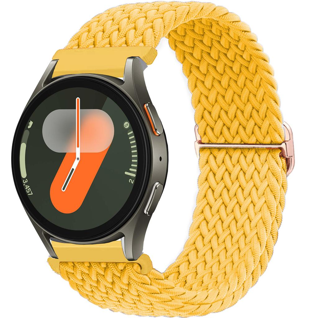 20mm Band For Samsung Galaxy Watch 7 4 6 Classic/5 Pro/3/active 2 Elastic Braided Solo Bracelet Huawei Watch GT 2e 3 Pro 4 Strap