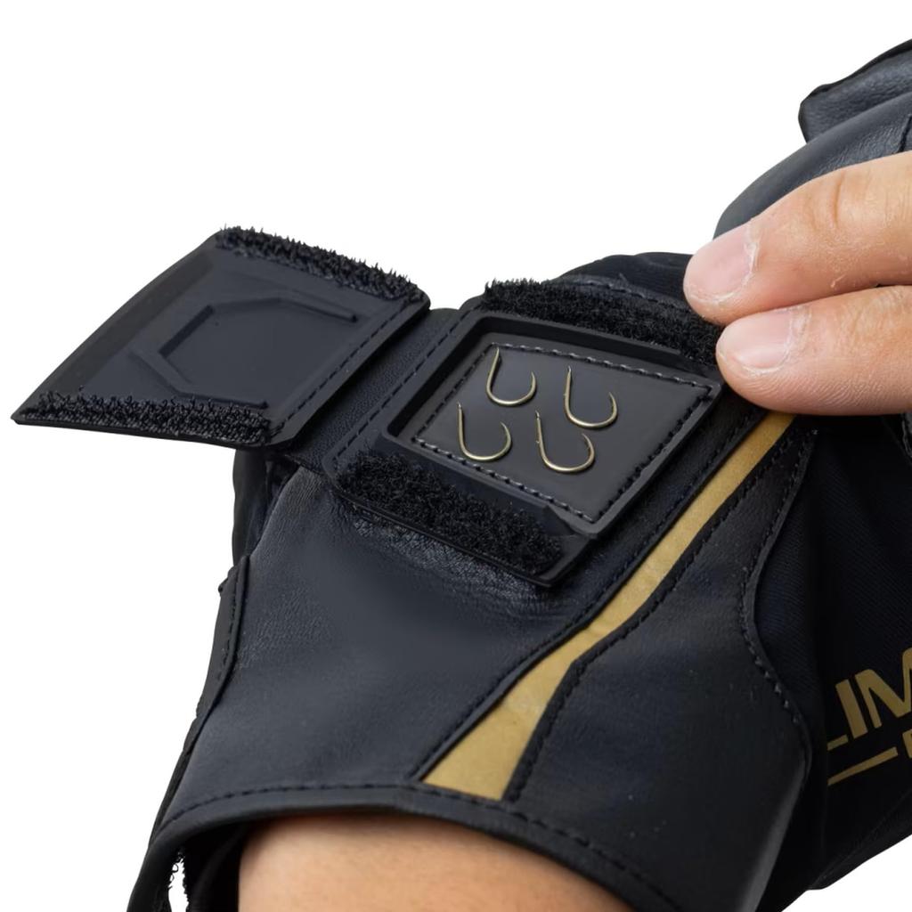 Shimano Limited Pro High Grip Magnet Gloves 3-Finger Cut GL-180Z Black L