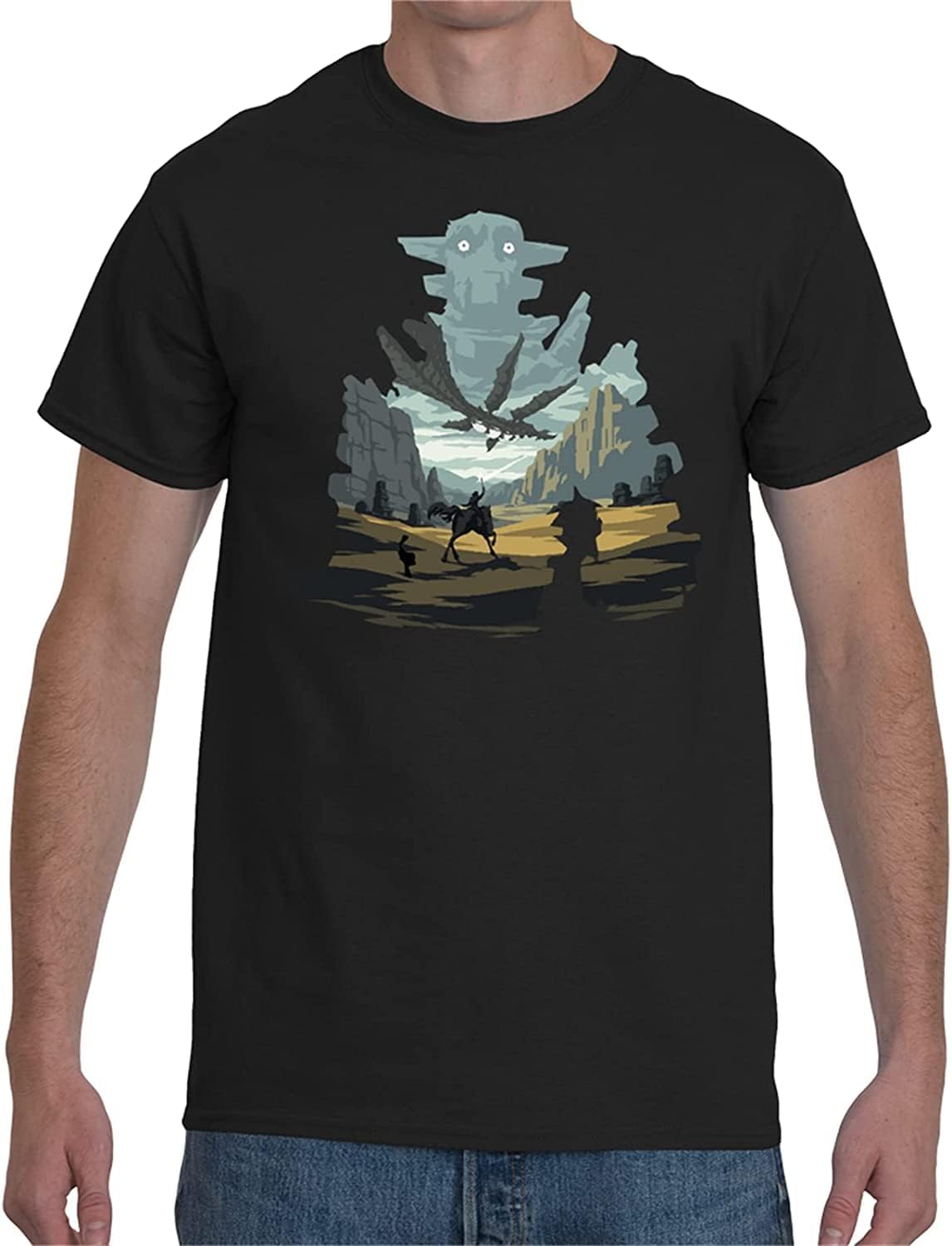 T-Shirt Shadow of The Colossus Black XL S чёрный