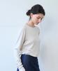 Eoldileu Silky Long Sleeve T-Shirt, Beige