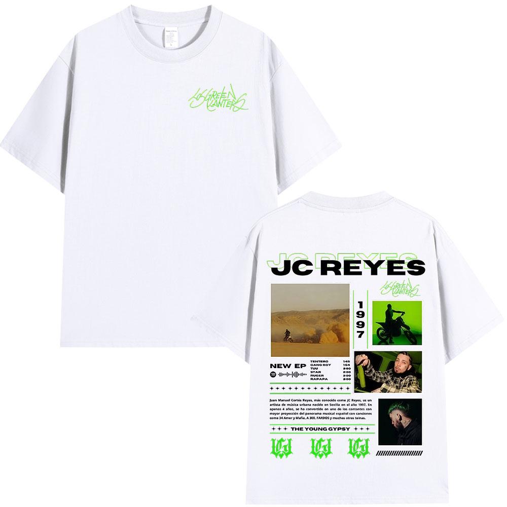 Rapper Jc Reyes 2025 Album Merch Tshirt Unisex Women Fashion Hip Hop Tshirts High Quality Cotton Short Sleeve T Shirts Streetwear