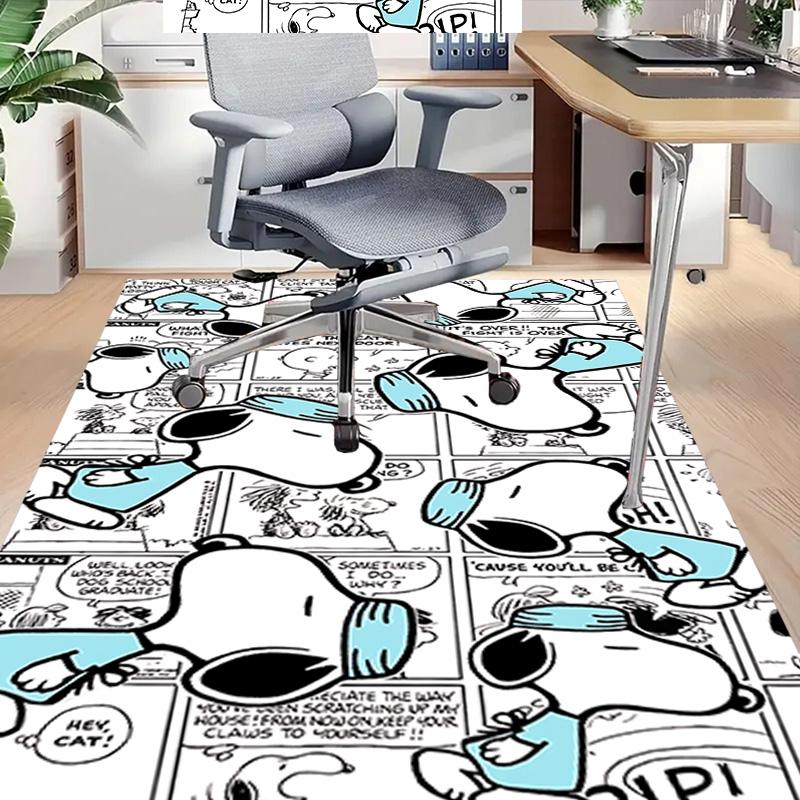 1pc Snoopys Comic Adventure Carpet for Playroom Bedroom Living Room Sofa Home Decor,kids Game Area Rug Non-slip Floor Mat Y7307