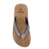 Lazy Jacks Boys Contrast Striped Flip Flops
