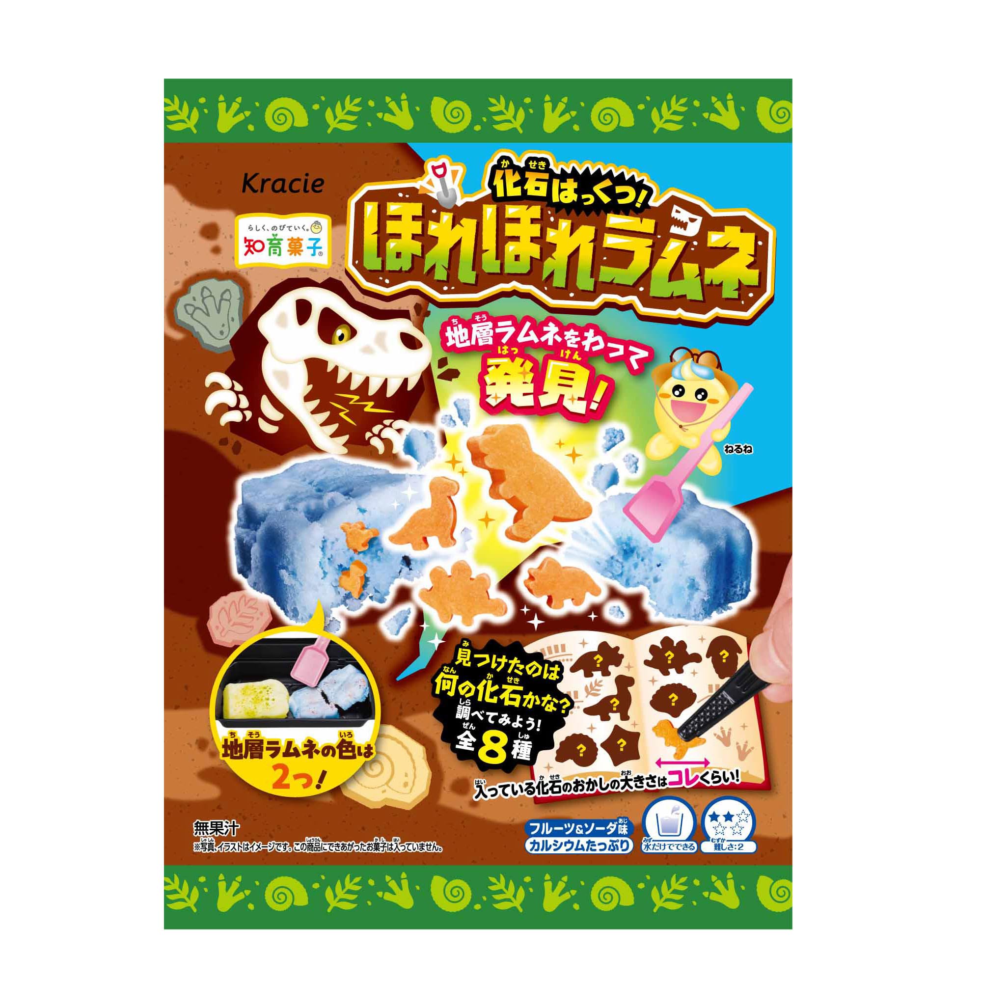 

Kracie Fossil Horehore Ramune 21г x 7 штук Открытие!