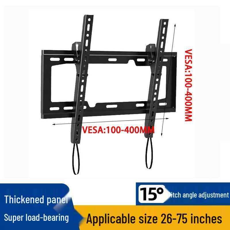 Universal TV Wall Mount, Adjustable 32-120 Inch Tilt & Fixed Angle Bracket