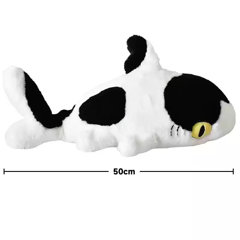 Black Sharkitty Anime Plush Doll 50-70cm Kawaii Stuffed Toy Creative Gift for Birthday Home Decor