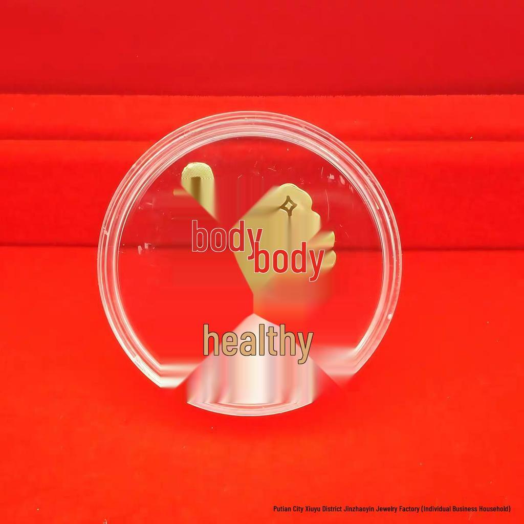 999 Fine Gold Mobile Phone Sticker – Wealth & Prosperity Charm with Free Promotional Gift