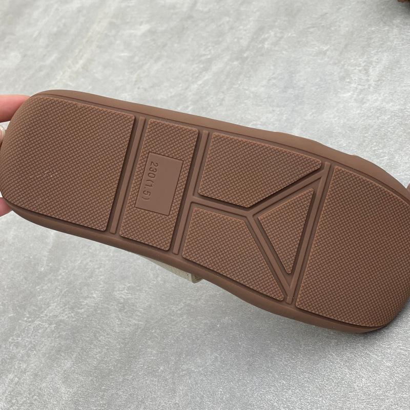 Johnature Genuine Leather Flat Slippers Weaving Hollow-out Breathable Casual Women's Slip-on Shoes