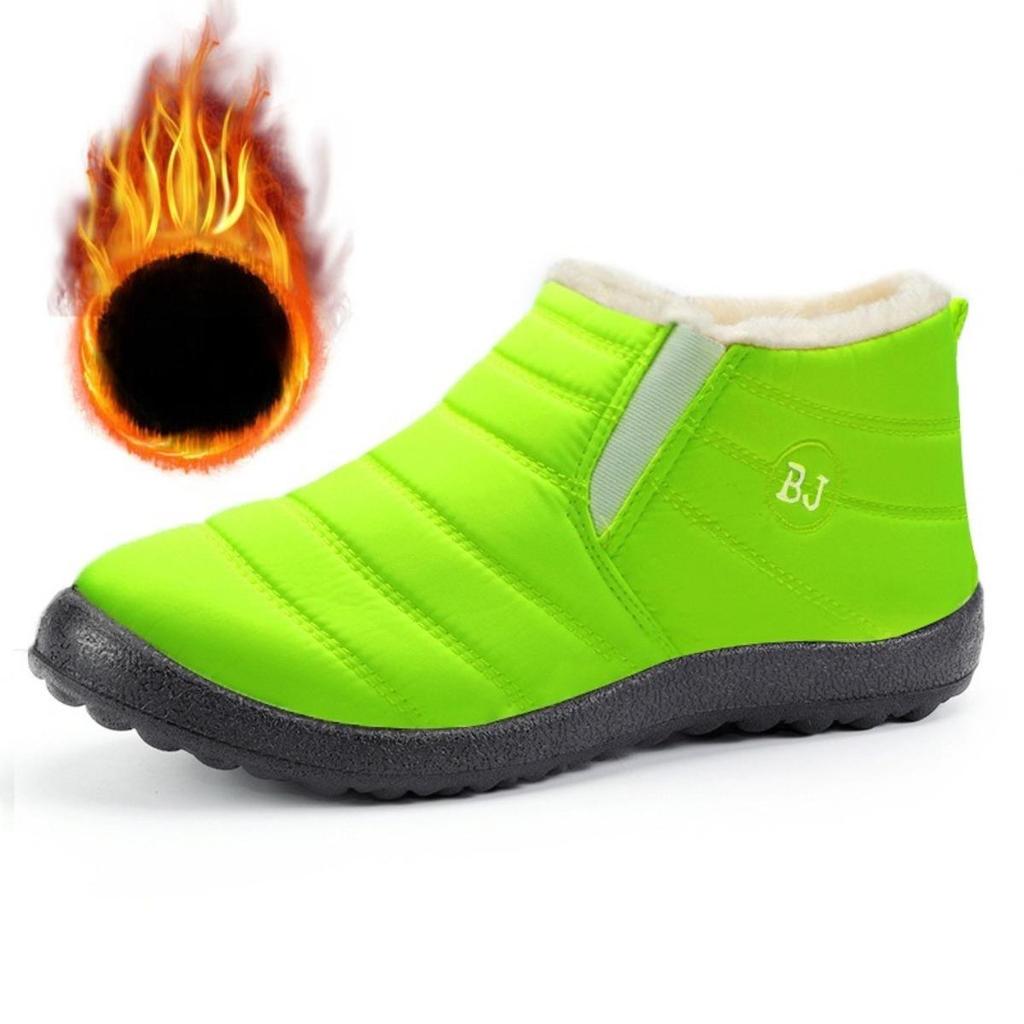 Men's and Women's, Waterproof, Cotton Boots, Umbrella Cloth, Snow Boots, Warm, Low Cut, Thick Cotton Shoes, Lightweight, Women's Boots