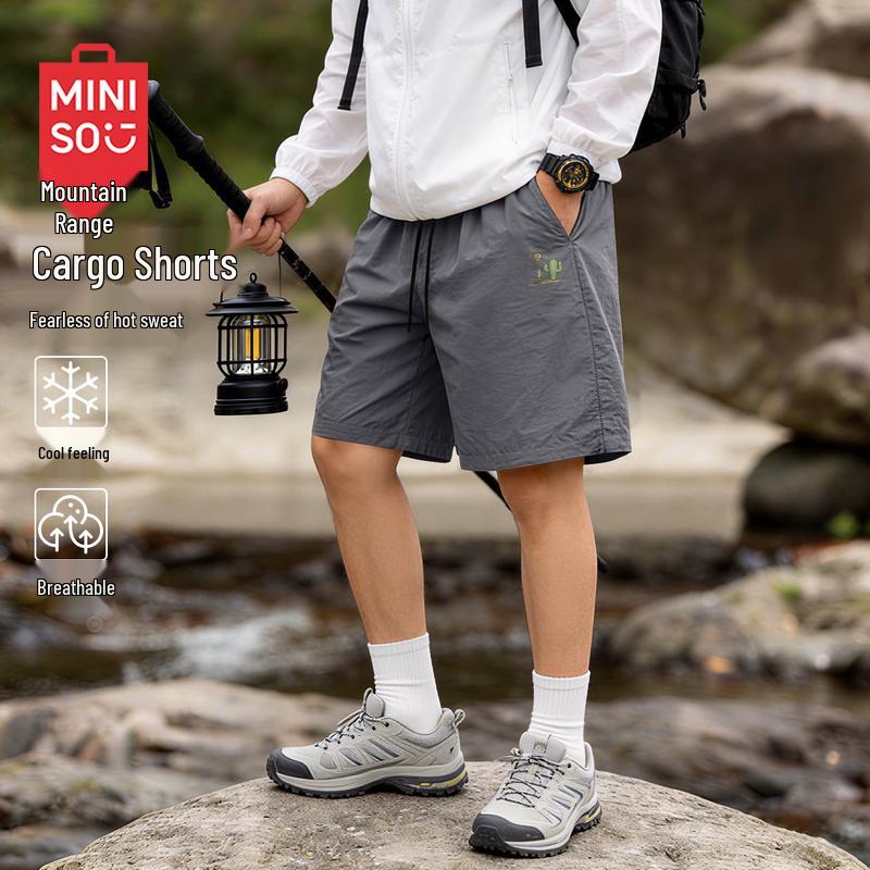 MINISO Men s Quick-Dry Breathable Casual Shorts 2XL