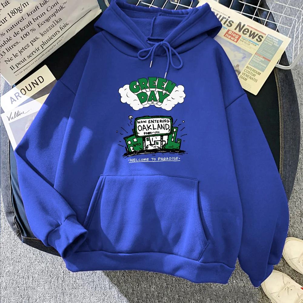 G-green Day Music Rock Band Oversized Hoodie MEN Harajuku Graffiti Long-sleeved Sweatshirt Heavy Mental Casual Print