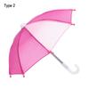 Rainbow Colors Color Matching Patch Mini Rain Gear Colorful Doll Umbrella Dollhouse Accessories