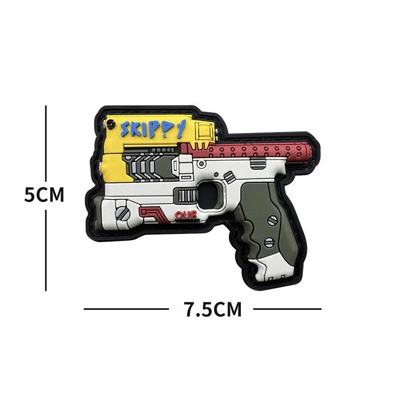 Custom Velcro Patch 3DEmbossed PVC Rubber Patches with Soft PVC Patch Morale Patches Labels for Hats and Clothing Tactical Gear Any pattern and shape