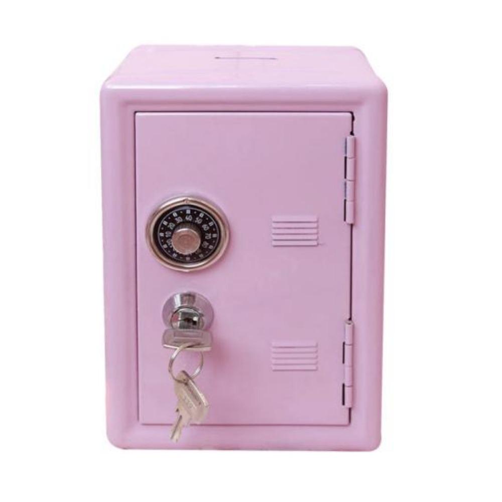 Piggy Bank Multifunctional Wear-resistant Metal Mini Safe Piggy Bank for Household