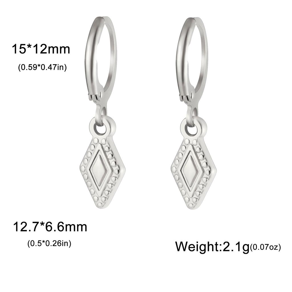 Xiaomi Skyrim Gold Color Stainless Steel Women's Earrings Heart Starfish Sun Pendant Hoop Earrings Fashion Jewelry Gift Wholesale