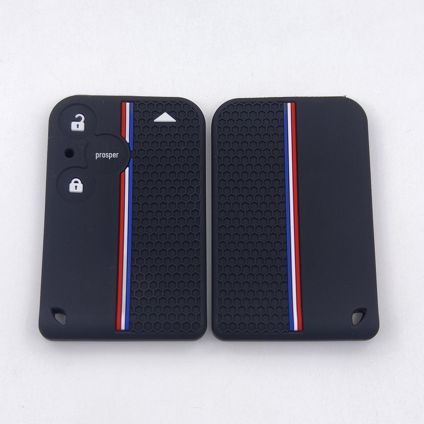 

Renault 3-Button Smart Key Silicone Case for ESPACE, Laguna чорний