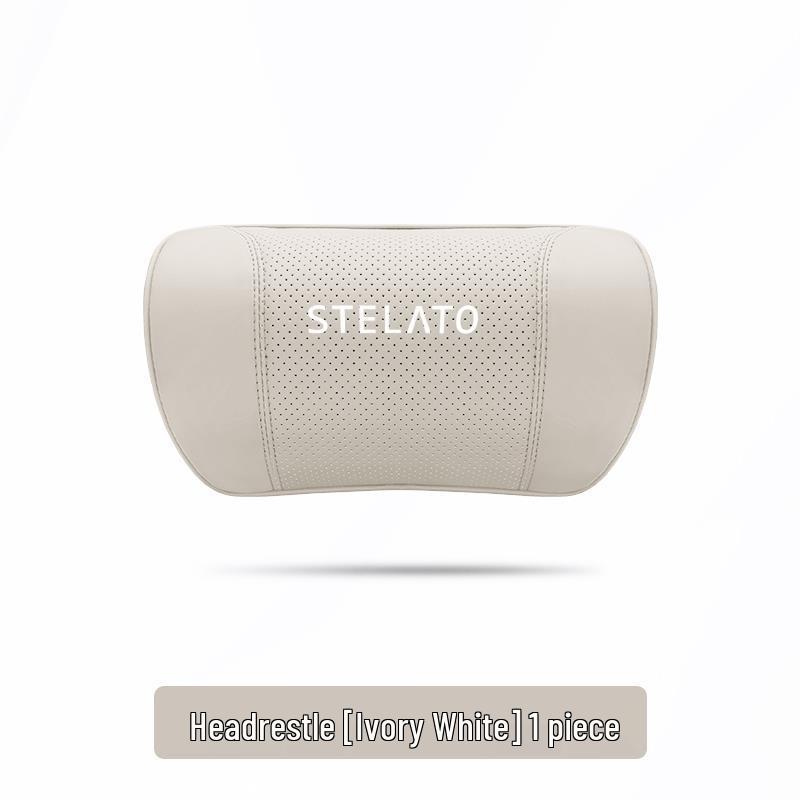 Xiangjie S9 All-Season Suede Car Headrest, Neck & Waist Support Pillow