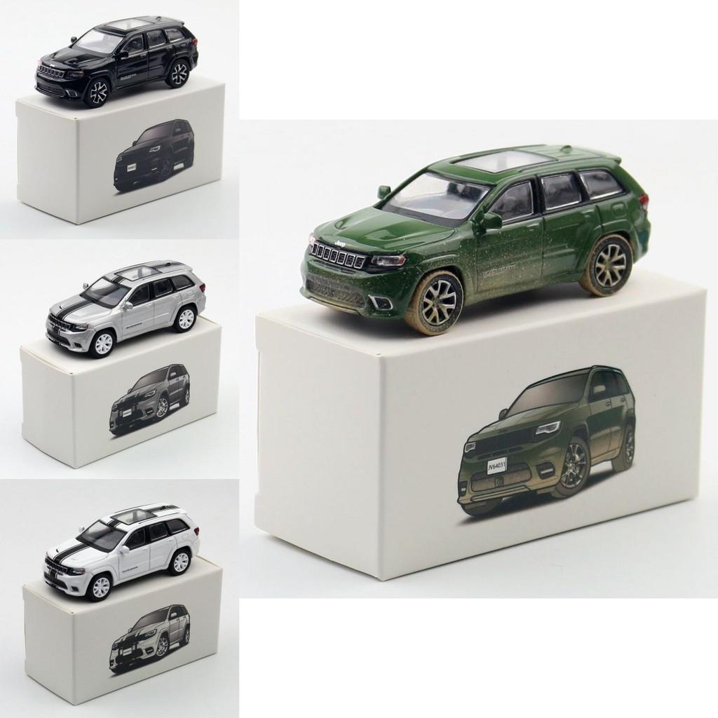 Jkm Alliage Voiture Enfants 164 Jouet Grand Cherokee Racing Eagle SUV Berline Modèle Statique Ornement