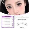 Yelix Thick Cat-Eye False Eyelashes: Natural, Segmented, Glue-Free Lower Lashes