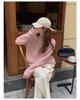 Women's Gentle Style Cashmere Round Neck Cardigan - Autumn Winter Twist Flower Knit Sweater