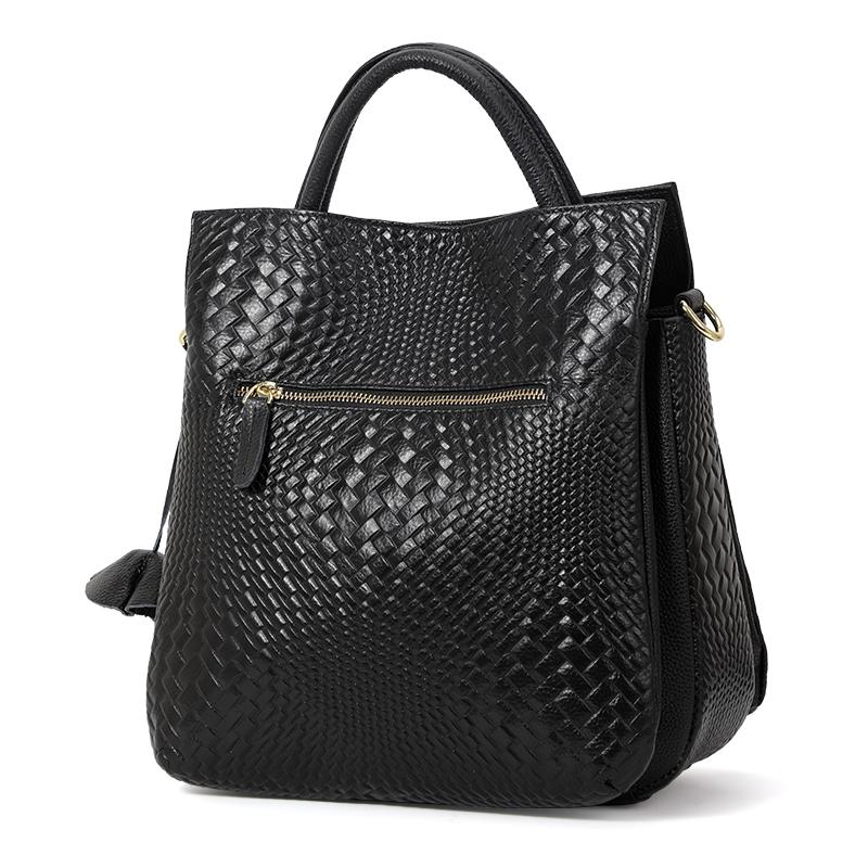 Aidrani Женская сумка из натуральной кожи с роскошными плетеными узорами — фото 4