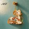 Decorative Acrylic Christmas Tree Decoration 2D Goat Ornament, Cute Animal Sheep Hanging Decor for Lightweight Holiday Accessory Tree, Party