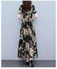 Summer dress women's long new large size fat mm waist thin belly long skirt