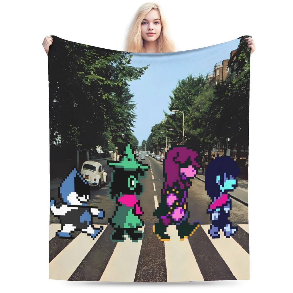Deltarune Game Blanket Quality Super Warm Throw Blanket Winter Boy Girl Couch Bed Fashion Bedspread