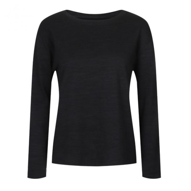 Shop Women S Korean midSeaSon Modal Crewneck lS Plain Tee Purple Dai wSh260072