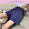 Cotton Short Pants For Women Summer High Waist Wide Leg Casual Pants Leisure Wear